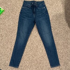 Express Dark Blue Skinny Jeans for Women